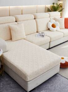 1PC Loafer Sofa Cover All-Purpose All-Purpose Non-Slip Elastic Sofa Hat - Beige - View 1