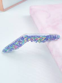 1pc Sequin Decor Book Page Holder - Purple - View 1