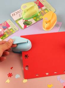 1入組迷你愛心設計壓花工具 - 彩色 - 查看 4