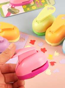 1入組迷你愛心設計壓花工具 - 彩色 - 查看 7