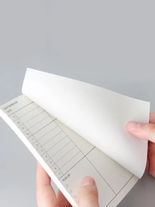 A To-Do List Planner Notebook With Memo Pad, Tear Off Pages, Monthly And Weekly Plans, Sticky Notes And Memo Sheet - Multicolor - View 4