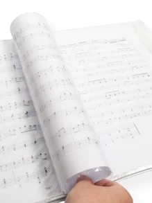 1入組音符圖案樂譜夾