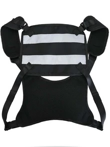 1pc Release Buckle Decor Running Bag - Black - View 2
