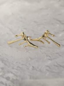 Bông tai có cấu trúc - Vàng - Xem 7