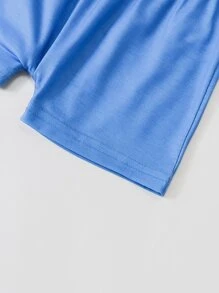 SHEIN 嬰兒3入組泡泡和鯊魚印花短褲 - 彩色 - 查看 4