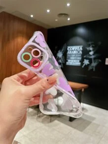 圖案透明手機殼 - 紫色 - 查看 5