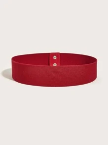 1 chiếc thắt lưng thời trang trang trí nút cho nữ phong cách Halloween Giáng sinh Mùa hè, Trường học Mùa thu, Mùa thu, Halloween - Đỏ - Xem 2