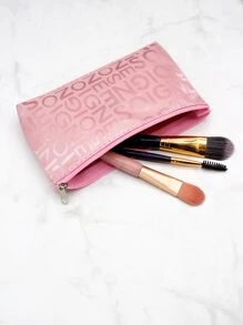 Túi đựng mỹ phẩm in chữ tối giản, di động, dùng hàng ngày và du lịch, đồ trang điểm, đồ dùng vệ sinh cá nhân, quà tặng, phụ kiện có khóa kéo, túi đựng móng tay, túi trang điểm, túi đựng mỹ phẩm, hộp đựng đồ trang điểm, du lịch, túi đựng đồ trang điểm, túi, bàn trang điểm, túi đựng đồ trang điểm, đồ dùng du lịch thiết yếu, túi đựng đồ, túi đựng đồ trang điểm, phụ kiện bàn trang điểm, túi trang điểm nhỏ, túi đựng mỹ phẩm, dung tích lớn, túi trang điểm lớn, quà Giáng sinh, túi nhỏ, ví cầm tay/túi xách nhỏ, hộp đựng đồ trang điểm, sắp xếp đồ trang điểm, túi, hộp đựng cọ, túi nhỏ, túi dung tích lớn, quà Giáng sinh, túi, túi đựng đồ trang điểm - Hồng - Xem 2