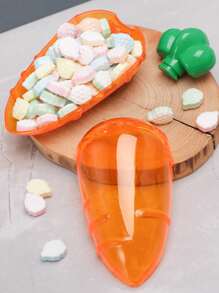 1 pieza Caja de embalaje de dulces en forma de zanahoria - Naranja - Ver 3