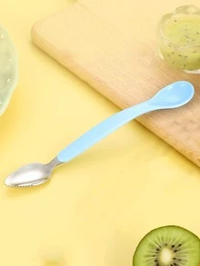 1入组PP勺雙頭兒童刮泥勺 - 藍色 - 查看 4