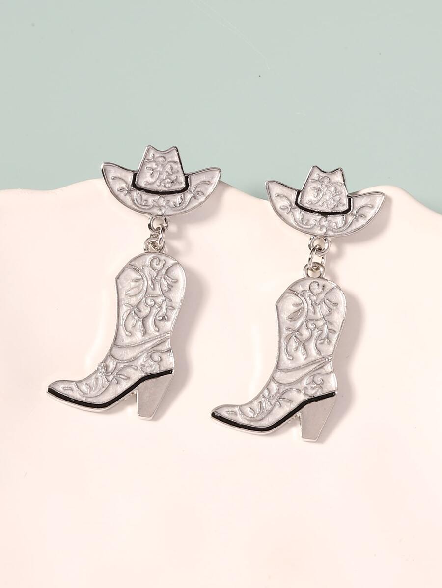 靴子耳墜 - 彩色 - 查看 1