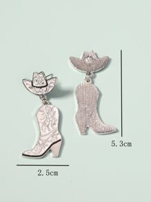 靴子耳墜 - 彩色 - 查看 4