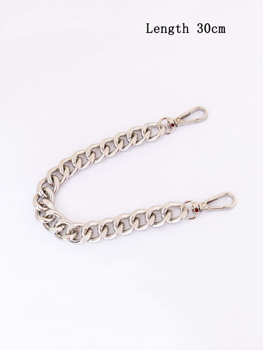 30mm Advanced Aluminum Make Chain Exceed Light Weight Bags Parts DIY Handles Accessory Handbag Strap - Silver - View 1