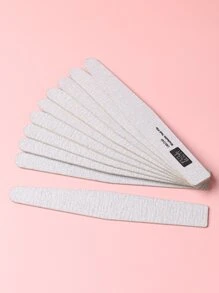FULL BEAUTY 10pcs 180/240 Grit Nail File - White - View 1