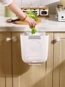 1 件 PP 垃圾桶，创意折叠悬挂垃圾桶，适用于厨房、厨房、浴室、家庭、家居供应商 - 彩色 - 查看 8