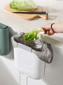 1 件 PP 垃圾桶，创意折叠悬挂垃圾桶，适用于厨房、厨房、浴室、家庭、家居供应商 - 彩色 - 查看 10
