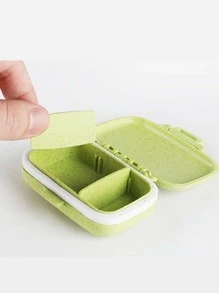 1pc Blue Storage Box, Modern PP Medicine Organizer Box For Home - Blue - View 3