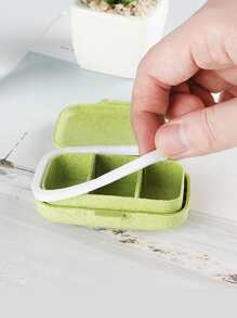 1pc Blue Storage Box, Modern PP Medicine Organizer Box For Home - Blue - View 5