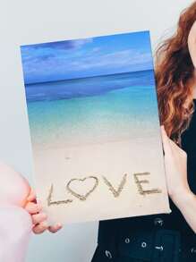 1 Bãi Biển Hoa Văn Đóng Khung Tranh Hiện Đại Hóa Học Treo Tường Nghệ Thuật Tranh Cho Trang Trí Tường Nhà - Nhiều màu - Xem 7