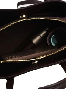 Dedoo 滿版圖案方包優雅 - 彩色 - 查看 3