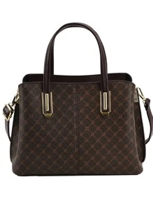 Dedoo 滿版圖案方包優雅 - 彩色 - 查看 5