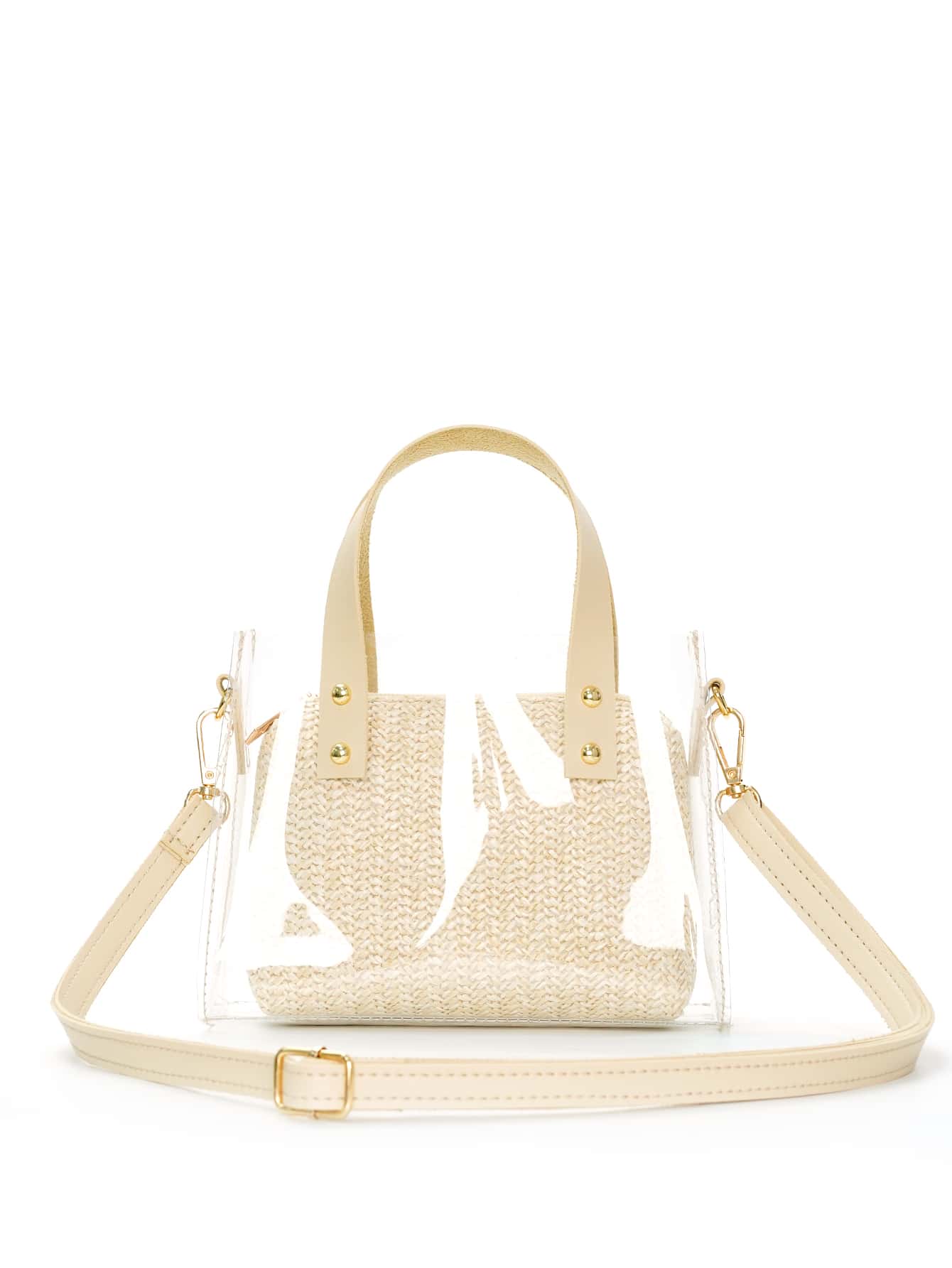 Túi đeo chéo trẻ em màu trơn Có thể điều chỉnh được - Màu Khaki - Xem 1