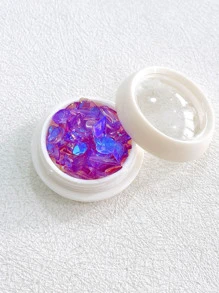 1 hộp trang trí nghệ thuật móng tay hình học - Màu tím - Xem 3