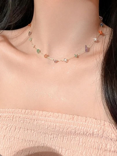 Stone Decor Necklace