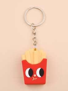 Hombres Llavero papas fritas accesorio - Multicolor - Ver 3