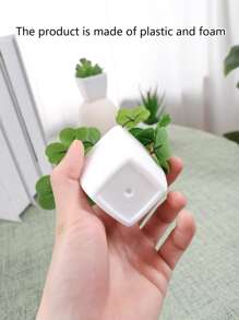 3 chậu cây mọng nước nhân tạo trang trí nhỏ, kệ hoa tủ tivi gia đình, đồ trang trí cây xanh, đồ trang trí cây mọng nước cho tiệc cưới, lễ đính hôn, ngày lễ tình nhân - Nhiều màu - Xem 5