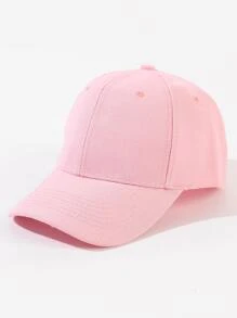 1pc Women's Pink Baseball Cap For Spring, Summer, Fall - Pink - View 1