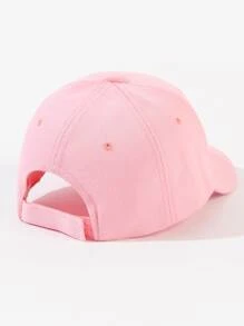 1pc Women's Pink Baseball Cap For Spring, Summer, Fall - Pink - View 2