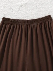 SHEIN 青少年女孩卡通圖案T恤和褲子 - 彩色 - 查看 6