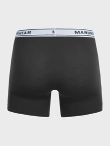Men 3pcs Letter Tape Waist Boxer Brief - Multicolor - View 2