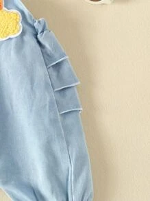 Denim em bé Đắp vá phân lớp Hoạt hình - Rửa nhẹ - Xem 4