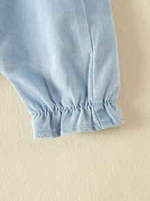 Denim em bé Đắp vá phân lớp Hoạt hình - Rửa nhẹ - Xem 6