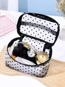 Túi đựng đồ trang điểm hình vuông lưới in hình trái tim, Túi đựng đồ trang điểm, Túi đựng đồ trang điểm, Túi đựng đồ chăm sóc da, Túi đựng đồ vệ sinh cá nhân, Đồ dùng du lịch, Đồ dùng du ngoạn, Đồ dùng ký túc xá, Quà tặng phù dâu, Quà tặng cho mẹ, Quà tặng sinh nhật, Quà tặng cho bạn bè và giáo viên, Đồ trang trí nhà cửa, Đồ trang trí phòng tắm, Phòng khách, Phòng ngủ, Hộp đựng đồ phòng tắm, Hộp đựng đồ trang sức, Hộp đựng dầu môi, Hộp đựng đồ trang điểm, Hộp đựng đồ trang điểm - Nhiều màu - Xem 2