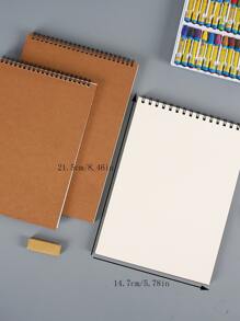 1入組牛皮紙套螺旋素描本 - 彩色 - 查看 4