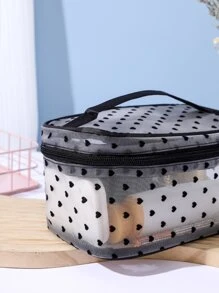 Túi đựng đồ trang điểm hình vuông lưới in hình trái tim, Túi đựng đồ trang điểm, Túi đựng đồ trang điểm, Túi đựng đồ chăm sóc da, Túi đựng đồ vệ sinh cá nhân, Đồ dùng du lịch, Đồ dùng du ngoạn, Đồ dùng ký túc xá, Quà tặng phù dâu, Quà tặng cho mẹ, Quà tặng sinh nhật, Quà tặng cho bạn bè và giáo viên, Đồ trang trí nhà cửa, Đồ trang trí phòng tắm, Phòng khách, Phòng ngủ, Hộp đựng đồ phòng tắm, Hộp đựng đồ trang sức, Hộp đựng dầu môi, Hộp đựng đồ trang điểm, Hộp đựng đồ trang điểm - Nhiều màu - Xem 6