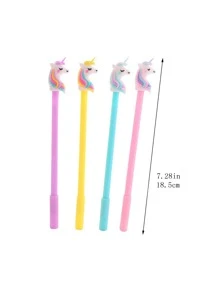 1入組獨角獸裝飾隨機中性筆 - 彩色 - 查看 2