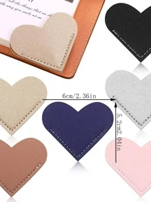 1pc Hình trái tim Ngẫu nhiên Đánh dấu - Nhiều màu - Xem 2