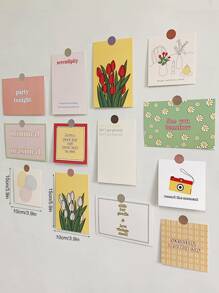 13入組混合圖案明信片