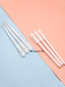 4入組透明中性筆 - 白色 - 查看 4