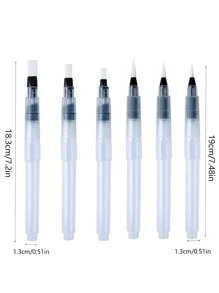 6入組水彩繪畫刷 - 彩色 - 查看 3