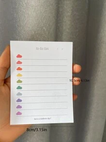 1入組卡通可愛兔子和熊系列塗鴉防水貼紙DIY創意玩具,DIY裝飾材料 - 彩色 - 查看 3