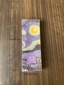 30个/盒风景油画系列纸质书签，适合爱书人士，盒装名画印刷书签套装 - 彩色 - 查看 5