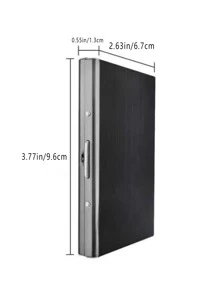 1 pieza Tarjetero unicolor al azar - Multicolor - Ver 5