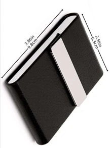 1pc Solid Color Card Holder - Multicolor - View 5