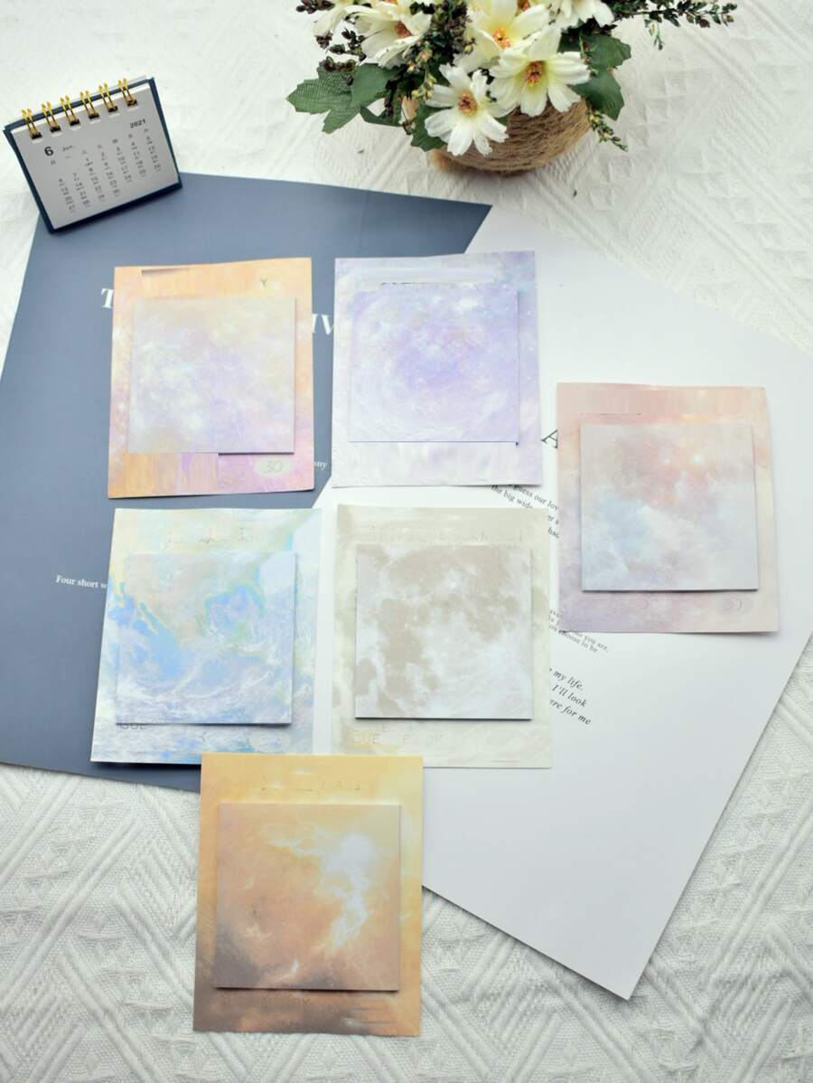 1pc Random Color Sticky Note - Multicolor - View 1