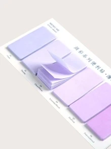 1 paquet Note autocollante Dégradé - Prune - Voir 4